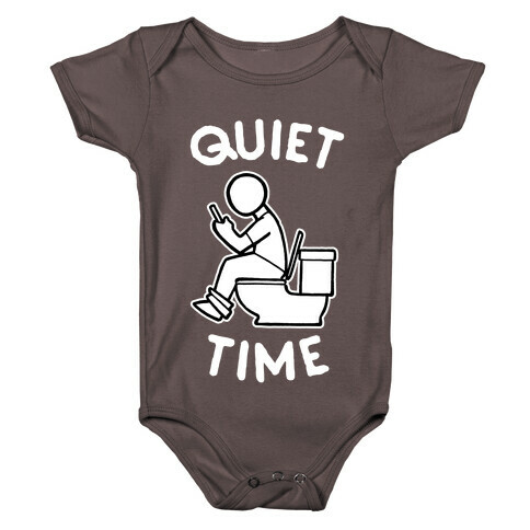 Bathroom Quiet Time Baby One-Piece