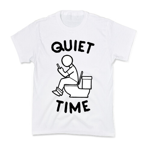 Bathroom Quiet Time Kids T-Shirt