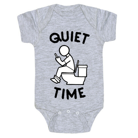 Bathroom Quiet Time Baby One-Piece