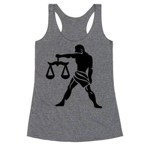 Zodiacs Of The Hidden Temple - Libra Scales Racerback Tank Top