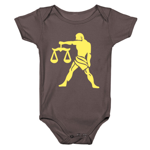 Zodiacs Of The Hidden Temple - Libra Scales Baby One-Piece