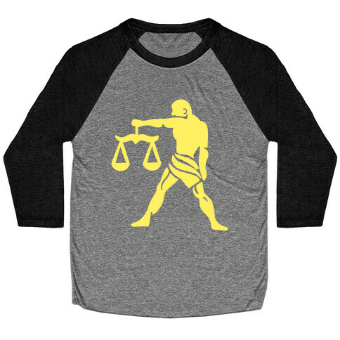 Zodiacs Of The Hidden Temple - Libra Scales Baseball Tee