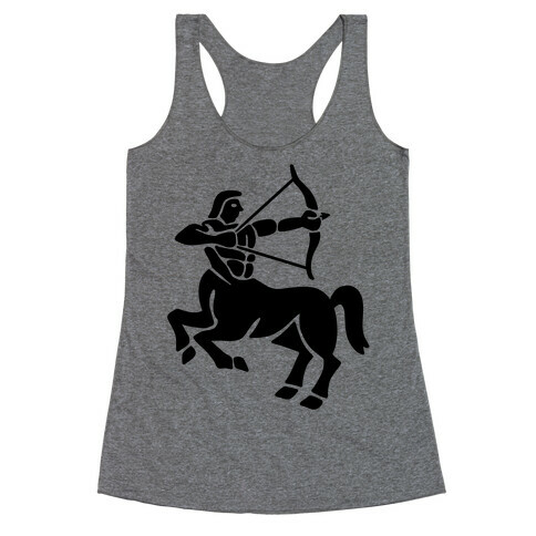 Zodiacs Of The Hidden Temple - Sagittarius Archer Racerback Tank Top