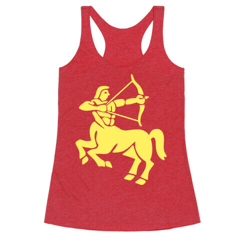 Zodiacs Of The Hidden Temple - Sagittarius Archer Racerback Tank Top