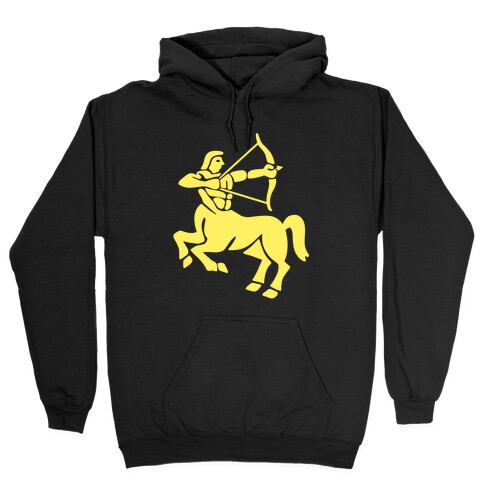 Zodiacs Of The Hidden Temple - Sagittarius Archer Hooded Sweatshirt