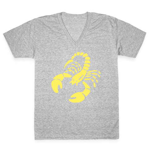 Zodiacs Of The Hidden Temple - Scorpio Scorpions V-Neck Tee Shirt