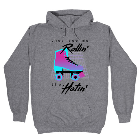 They See Me Rollin' (Synthwave) Hooded Sweatshirt