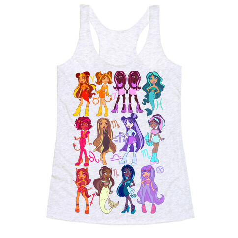 Zodiac Dollz Racerback Tank Top