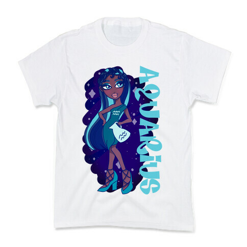Zodiac Dollz: Aquarius Kids T-Shirt