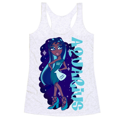 Zodiac Dollz: Aquarius Racerback Tank Top