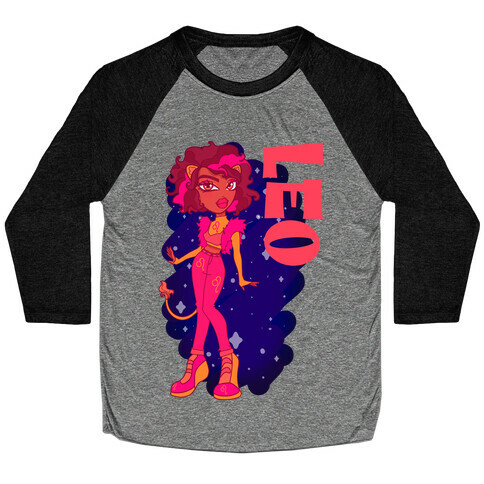 Zodiac Dollz: Leo Baseball Tee