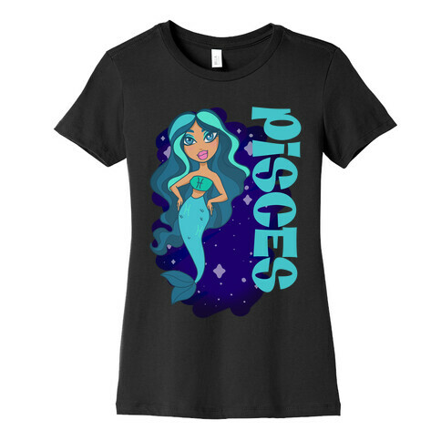 Zodiac Dollz: Pisces Womens T-Shirt