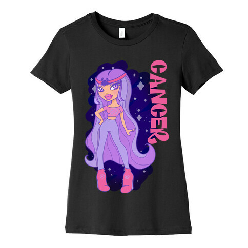 Zodiac Dollz: Cancer Womens T-Shirt