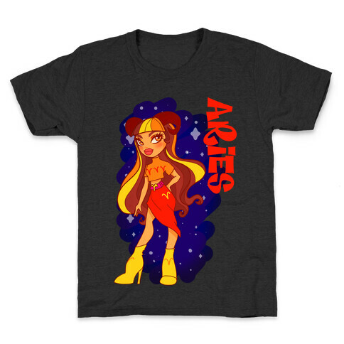 Zodiac Dollz: Aries Kids T-Shirt