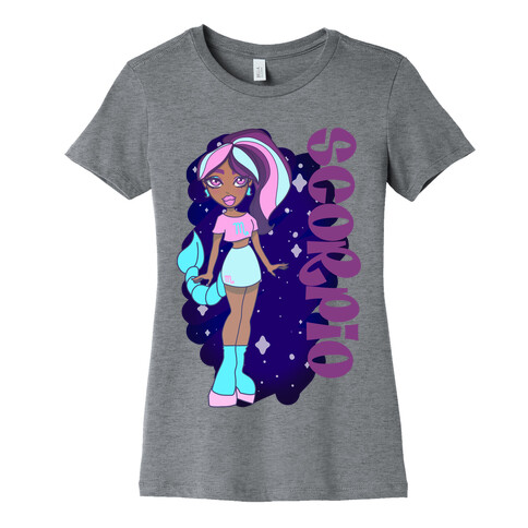 Zodiac Dollz: Scorpio Womens T-Shirt