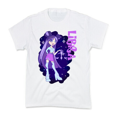 Zodiac Dollz: Libra Kids T-Shirt