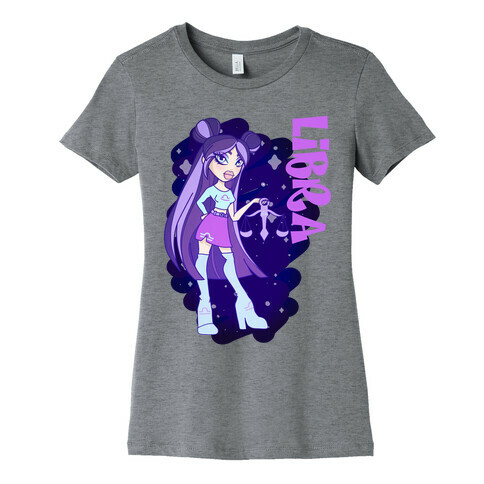 Zodiac Dollz: Libra Womens T-Shirt