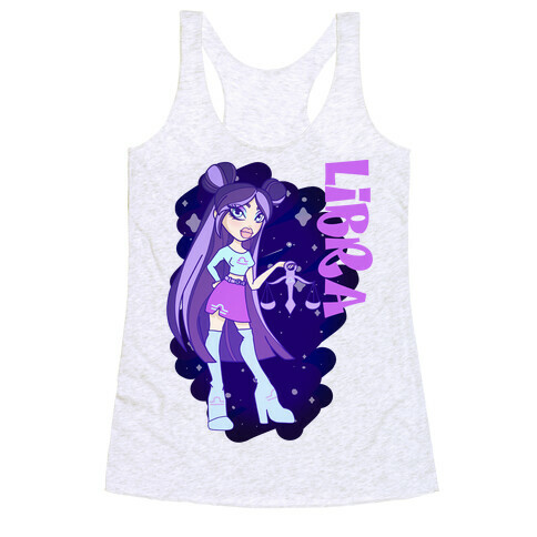 Zodiac Dollz: Libra Racerback Tank Top