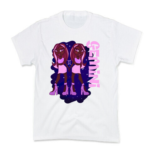 Zodiac Dollz: Gemini Kids T-Shirt