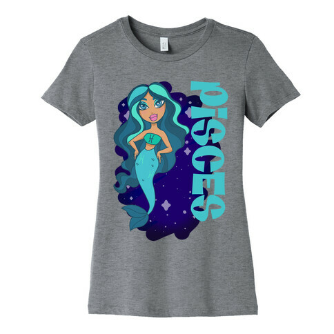 Zodiac Dollz: Pisces Womens T-Shirt