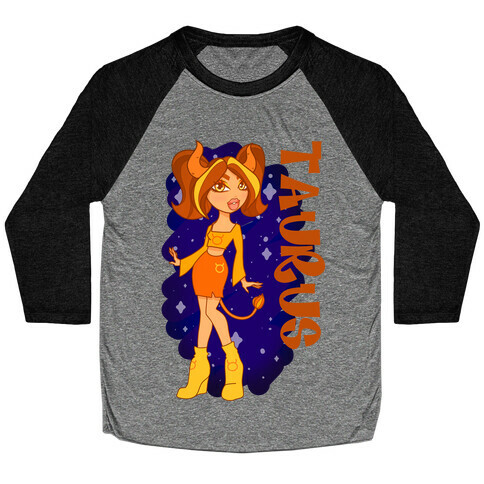 Zodiac Dollz: Taurus Baseball Tee