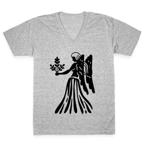 Zodiacs Of The Hidden Temple - Virgo Maidens V-Neck Tee Shirt