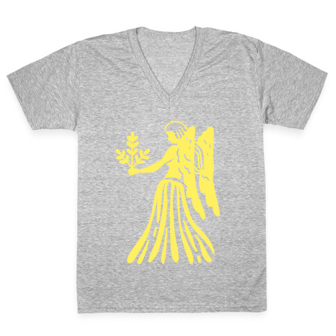 Zodiacs Of The Hidden Temple - Virgo Maidens V-Neck Tee Shirt