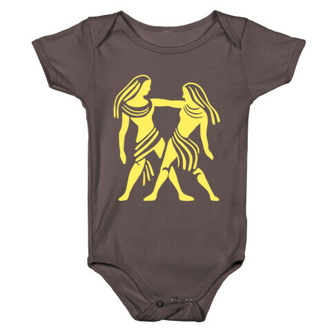 Zodiacs Of The Hidden Temple - Gemini Twins Baby One-Piece