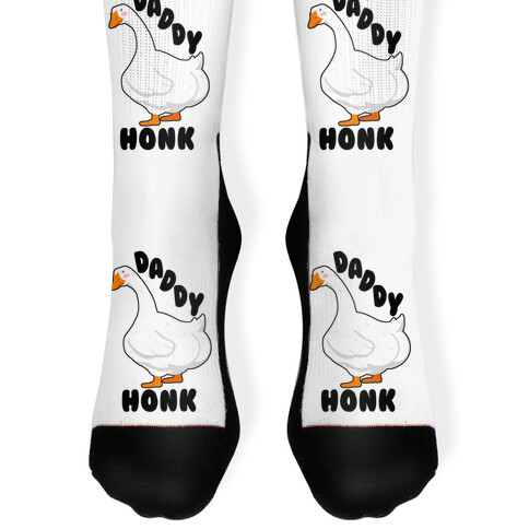 Daddy Honk Goose Sock