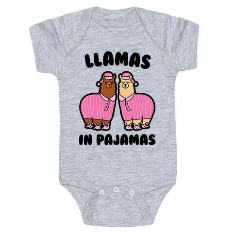 Llamas in Pajamas Baby One-Piece