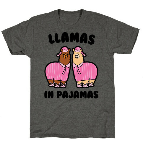 Llamas in Pajamas T-Shirt