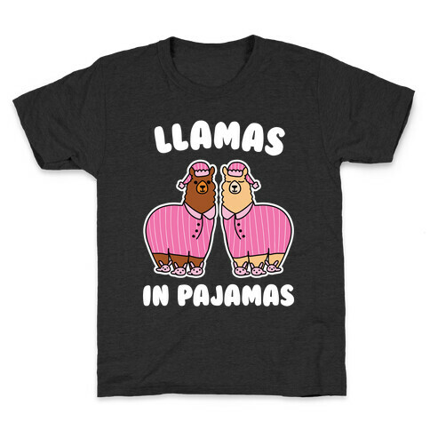 Llamas in Pajamas Kids T-Shirt