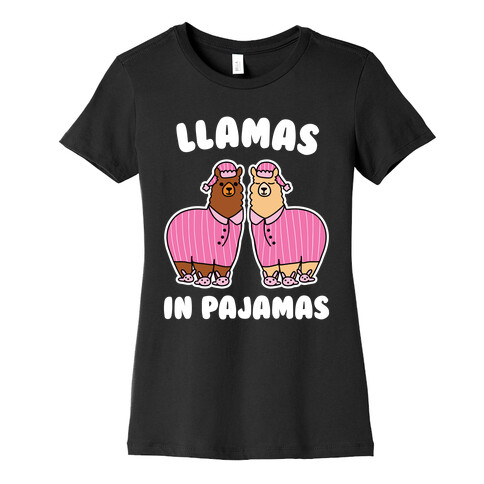 Llamas in Pajamas Womens T-Shirt