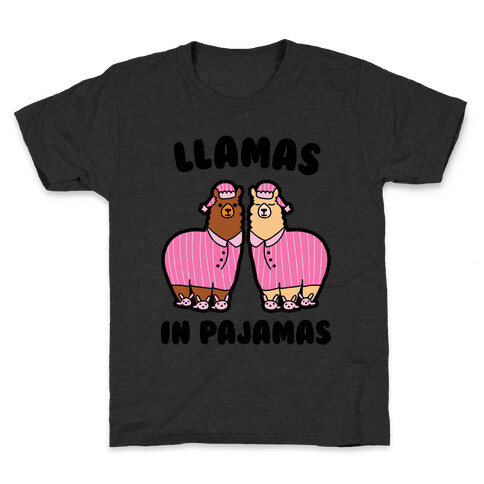 Llamas in Pajamas Kids T-Shirt