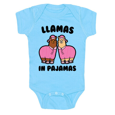 Llamas in Pajamas Baby One-Piece