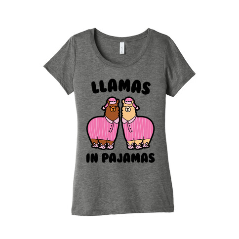 Llamas in Pajamas Womens T-Shirt