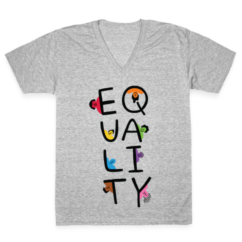 Equality People V-Neck Tee Shirt