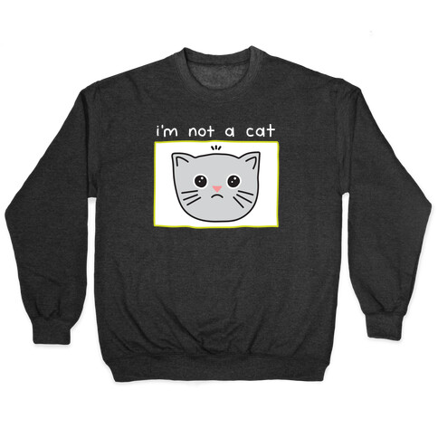 I'm Not A Cat Zoom Filter Pullover
