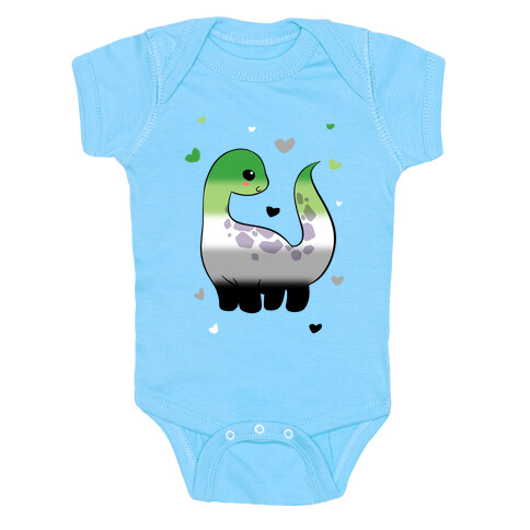 Aromantic-Dino Baby One-Piece