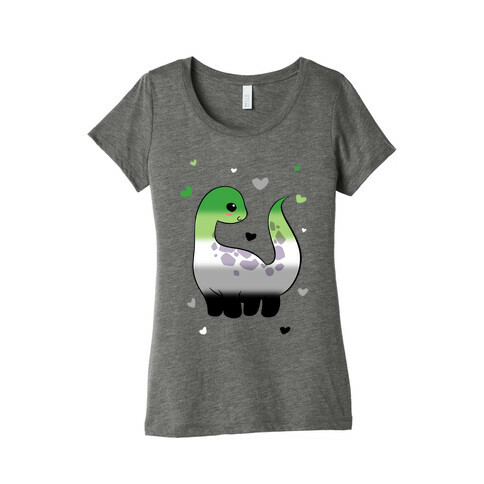 Aromantic-Dino Womens T-Shirt