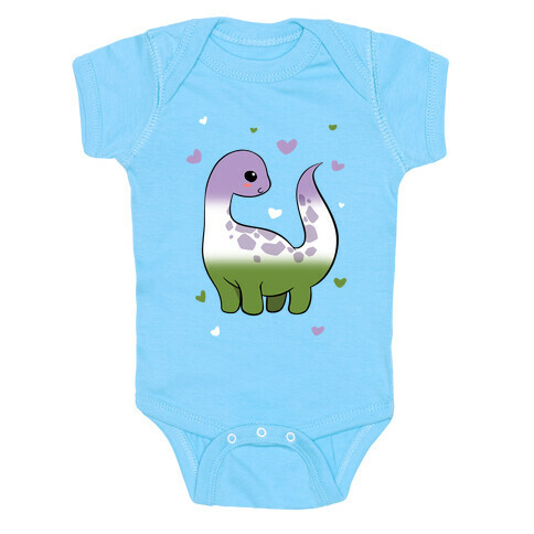 Genderqueer-Dino Baby One-Piece