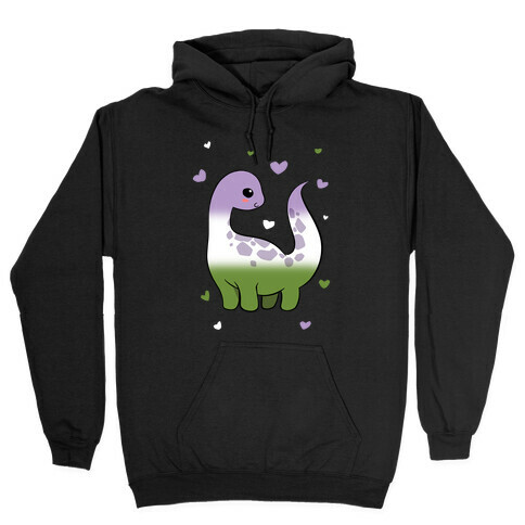 Genderqueer-Dino Hooded Sweatshirt