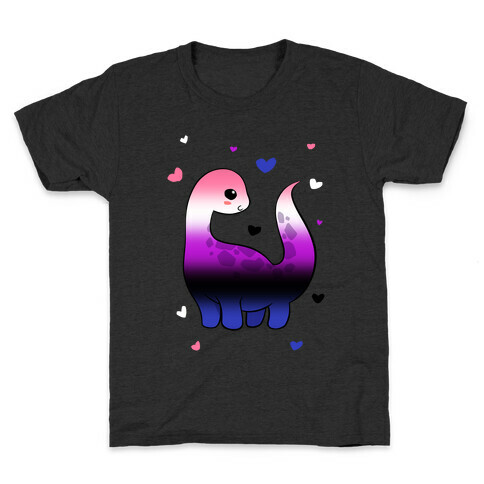 Genderfluid-Dino Kids T-Shirt