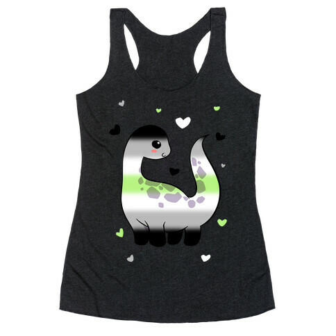 Agender-Dino Racerback Tank Top