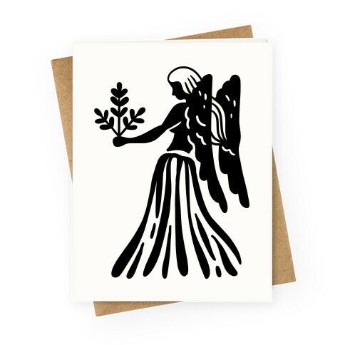 Zodiacs Of The Hidden Temple - Virgo Maidens Greeting Card