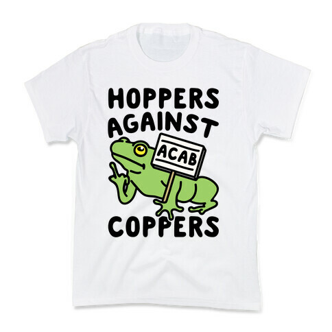 Hoppers Against Coppers Kids T-Shirt