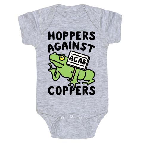 Hoppers Against Coppers Baby One-Piece