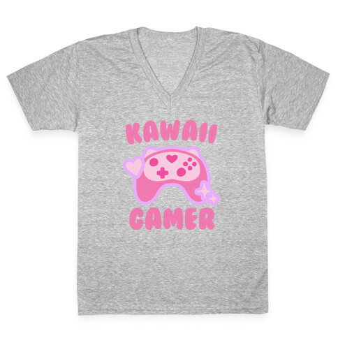 Kawaii Gamer V-Neck Tee Shirt