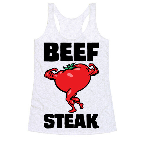 Beefsteak Tomato Parody Racerback Tank Top