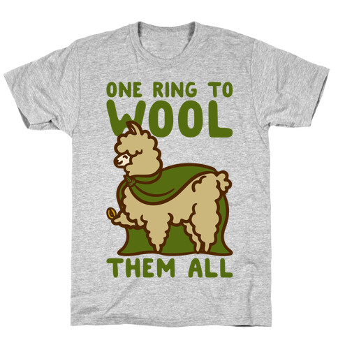 One Ring To Wool Them All Parody T-Shirt